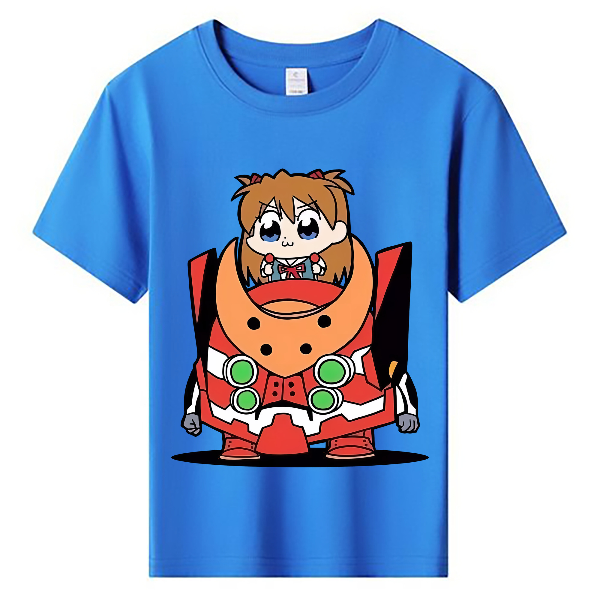 （画像用） EVA 新世紀エヴァンゲリオン 綿100％キッズTシャツ（フロントプリント）